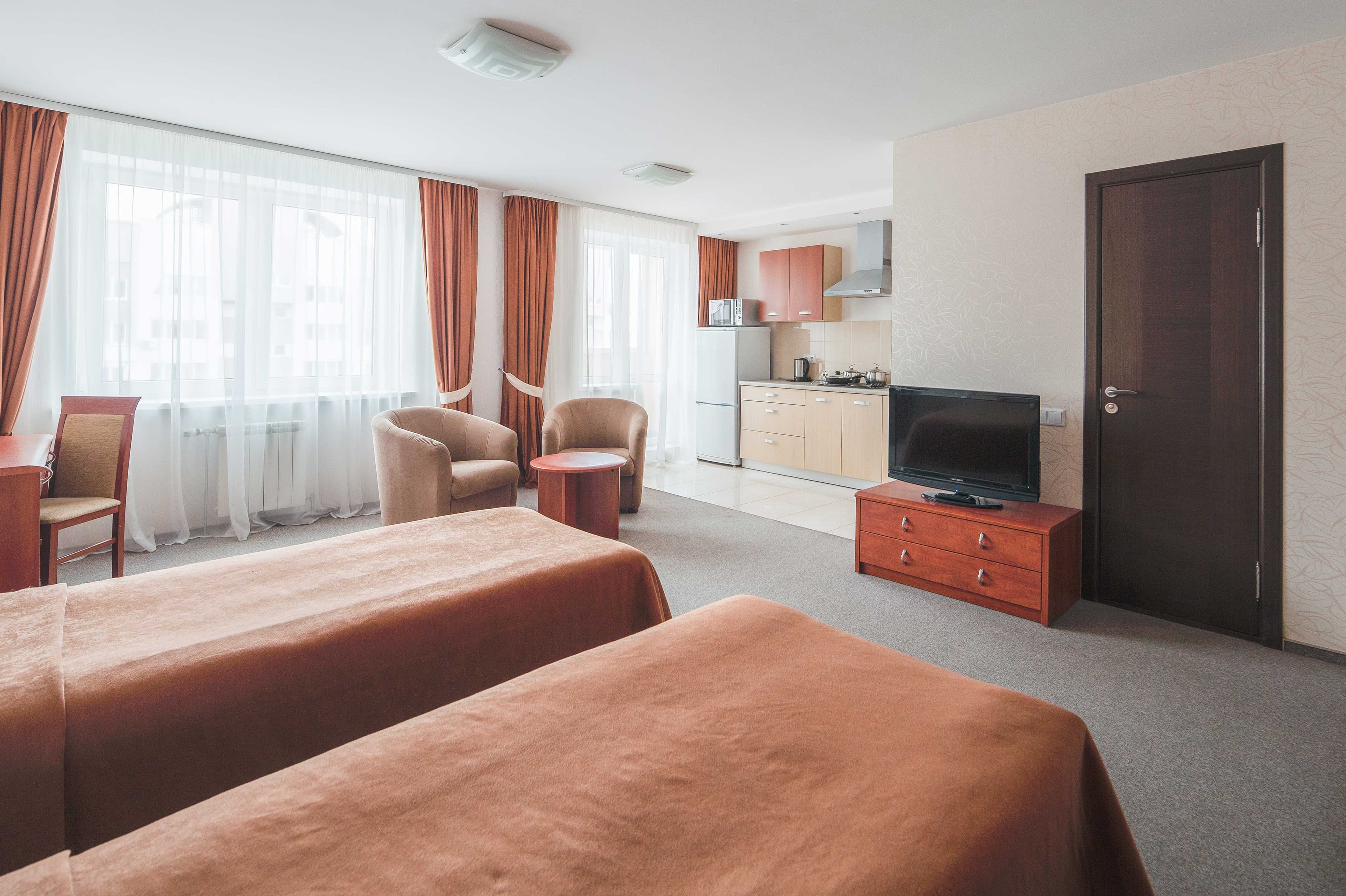 Студио TWIN — 2 раздельные кровати, 38 м², Comfort Hotel Минск — фото 2