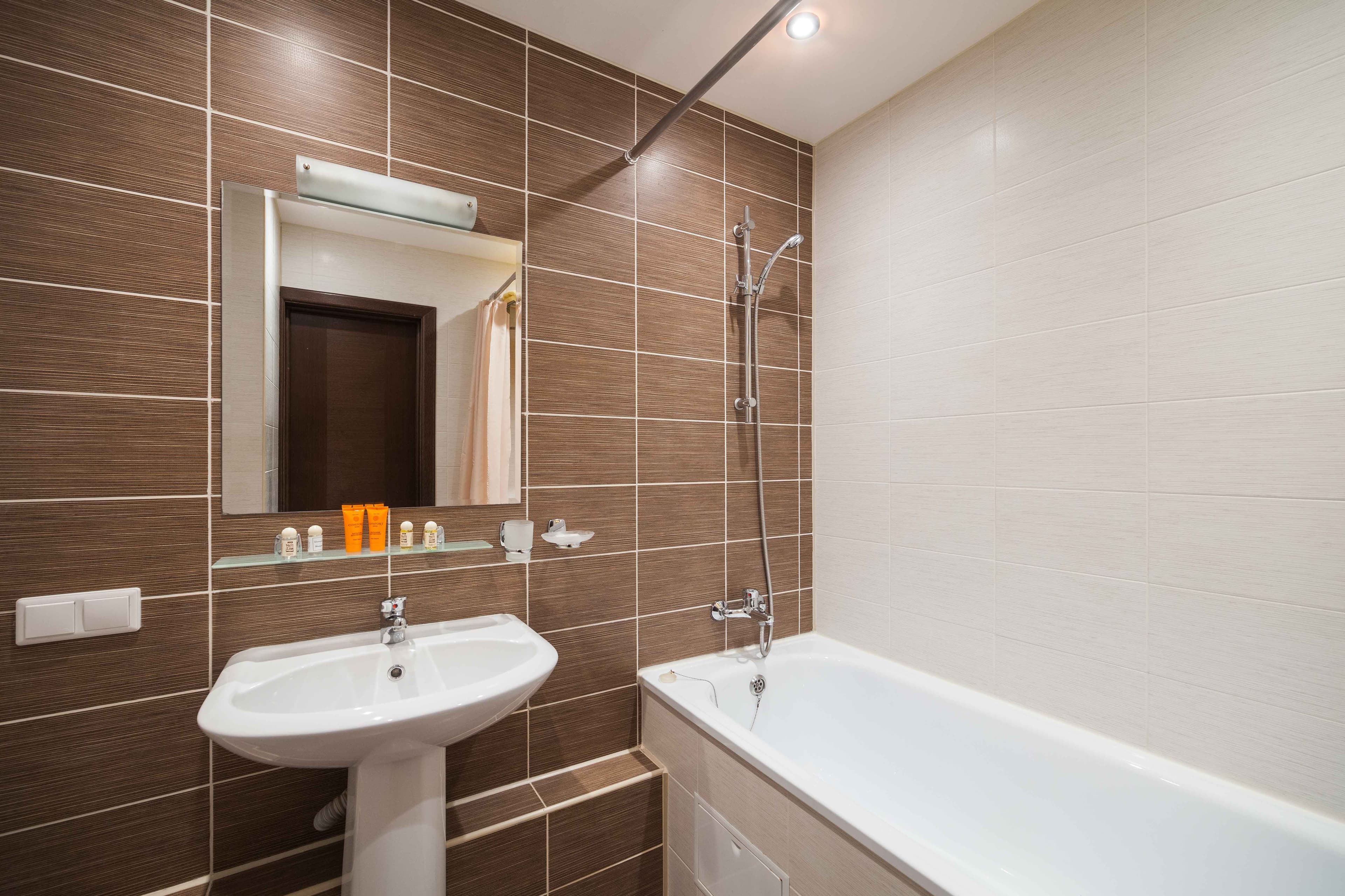 Апартаменты с 1 спальней — двуспальная кровать + диван, 58 м², Comfort Hotel Минск — фото 4